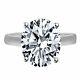 1.5 Ct Oval Sterling Silver Ring Vintage Brilliant Top Russianmoissanite