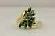 1.50ct Marquise Simulated Emerald Wedding Women's Band Ring 14k Yellow Gold Over