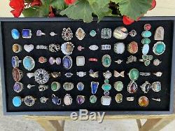 100 Gram Assorted Sterling 925 Silver Ring Lot Wholesale Resale Vintage-now