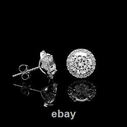 13Ct Marquise VVS1/D Diamond Women Neckless 14K White Gold FN Free Stud Earrings