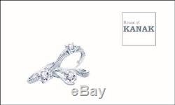 14K White Gold Over Round Cut 0.35 Ct Diamond Vintage Wedding Band Ring