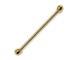 18k Yellow Gold Vintage Industrial Barbell Scaffold Piercing 14g Body