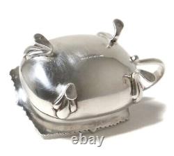 1936 England Vintage Sterling Silver 925 Mustard Workshop Of Adie Brothers