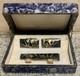 1940's Ww2 Era Japan Sterling Silver 950 Cufflinks & Tie Tack New Never Worn