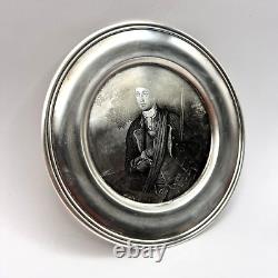 1972 Kirk Collection Vintage Sterling Silver Dish Plate Young George Washington