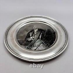 1972 Kirk Collection Vintage Sterling Silver Dish Plate Young George Washington