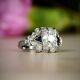 2.15 Ct Round Cut D/vvs1 Diamond Antique Vintage Sapphire Engagement Ring 5-12