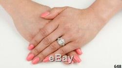 2. Ct Diamond Vintage Edwardian Circa Inspired Antique Engagement Art Deco Ring