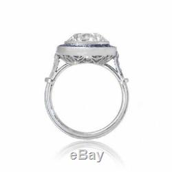 5 Ct Art Deco Vintage Cushion Cut Antique Engagement Ring In 925 Sterling Silver