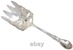 7 3/4 Vintage Watson Sterling Silver Open Serving Fork Spoon AS102OTH/11923