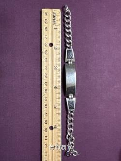 925 Forstner Sterling Silver Vintage Bracelet 29g Chunky Heavy