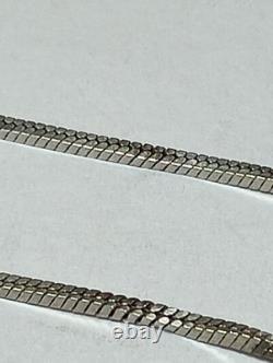 925 Sterling Silver Relios Carolyn Pollack Vntg Malachite Turtle Pendnt Necklace