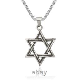925 Sterling Silver Star of David Necklace