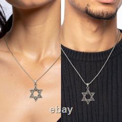 925 Sterling Silver Star of David Necklace