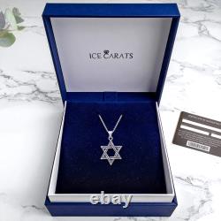 925 Sterling Silver Star of David Necklace