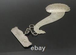925 Sterling Silver Vintage Antique Shiny Cornucopia Ornament TR3051