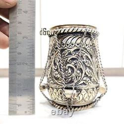 925 Sterling Silver Vintage Design Mouth freshener Container, Sterling Silver