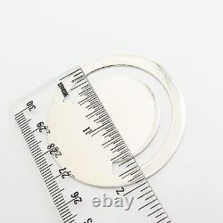 925 Sterling Silver Vintage Old Stock Round Design Bookmark