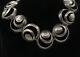 925 Sterling Silver Vintage Shiny Cutout Dome Link Chain Necklace Ne1873