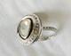 925 Sterling Silver Natural Rose Cut Diamond Antique Vintage Ring