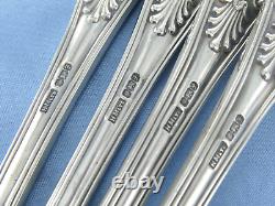 A Vintage Sterling Silver Set Of Four King Pattern Serving Spoons, Sheffield 1980