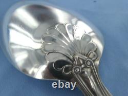 A Vintage Sterling Silver Set Of Four King Pattern Serving Spoons, Sheffield 1980