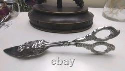 Ambassador Italian Pastry Cake Server. 925 Sterling Silver Handle Vintage