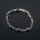 Amethyst Silver Bracelet 925 Sterling Silver Bracelet Handmade Bracelet For Her