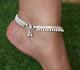 Anklet Real 925 Sterling Silver Handmade Vintage Design Ankle Bracelet Excellent