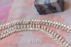 Anklet real 925 sterling silver handmade vintage design ankle bracelet excellent