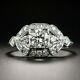 Antique 1.15ct Round Diamond Vintage Art Deco Engagement Ring Solid 925 Silver