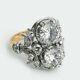Antique 5.20. Ct Diamond White Round Art Deco Vintage Wedding Ring 925 Silver Bk2