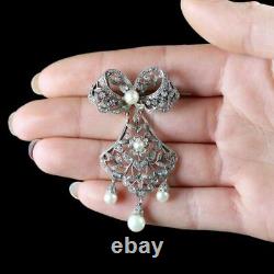 Antique French Victorian Boxed Belle Epoque Brooch Circa 1900