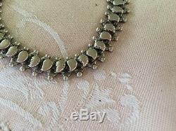 Antique Jewellery Victorian Vintage Sterling Silver Chain Bracelet Jewelry