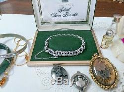 Antique Victorian Signed Vintage Jewelry Lot Selro Carnegie Art GF Sterling Tara