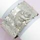 Antique Victorian Sterling Silver Boar Pig High Relief Aesthetic Period Bracelet