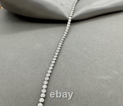 Antique Vintage Art Deco Tennis Bracelet 925 Sterling Silver Lab Created Diamond