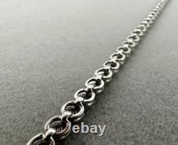 Antique Vintage Art Deco Tennis Bracelet 925 Sterling Silver Lab Created Diamond