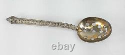 Antique Vintage Indian Style Sterling Silver Serving Set Bangkok Singapore