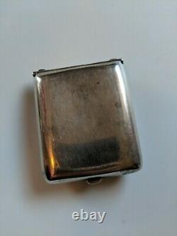 Antique Vintage P. Lorillard Sterling Silver Nivois Cigarette Case Holder