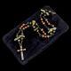Antique Vintage Sterling Silver Native Pueblo Santo Domingo Hill Rosary Necklace