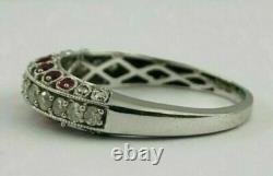Art Deco Antique 3.10 Ct White Diamond Vintage Wedding Ring 925 Sterling Silver