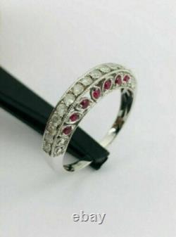 Art Deco Antique 3.10 Ct White Diamond Vintage Wedding Ring 925 Sterling Silver