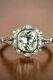 Art Deco Vintage 3.20 Ct White Diamond Antique Wedding Ring 925 Sterling Silver
