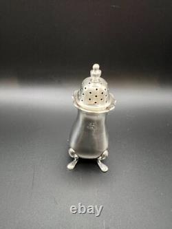 Birmingham 1953 Vintage Sterling Silver Pepper Shaker by William Suckling