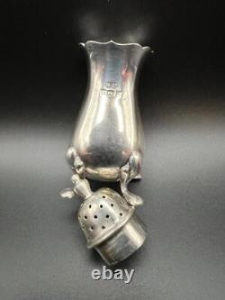 Birmingham 1953 Vintage Sterling Silver Pepper Shaker by William Suckling