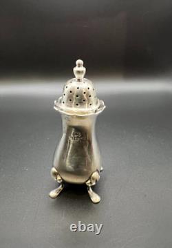 Birmingham 1953 Vintage Sterling Silver Pepper Shaker by William Suckling