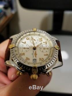 Breitling Chronomat B13050.1 SS/18K gold automatic chronograph men's watch