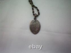 COOL Vintage Pendant with Chain Police Department 925