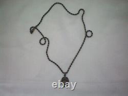 COOL Vintage Pendant with Chain Police Department 925